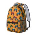 thumbnail image 2 of Monster Cartoon Truck Orange Pattern Backpack for School, Cute School Bag with Adjustable Shoulder Straps and Padded Back, 15.3"x11"x6.7", 2 of 5