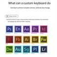thumbnail image 7 of USB Mini Keyboard Single Key Copy Paste One Key Password White, 7 of 7