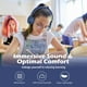 thumbnail image 2 of Auriculares intraurales AILIHEN I35 para niños, seguros, volumen 93 dB, azul y verde, 2 of 5