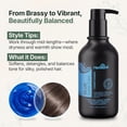 thumbnail image 4 of Herbishh Blue Conditioner for Brassy, Orange & Brunette Hair Treatment (500 ml), Color Depositing & Toning Conditioner for Blonde, Silver, Gray & Color Treated Hair, Moisturizing Formula, 4 of 7