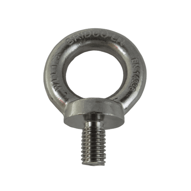 Stainless Steel 316 Heavy Duty Lifting Eye Bolt M12 (1/2") Marine Grade