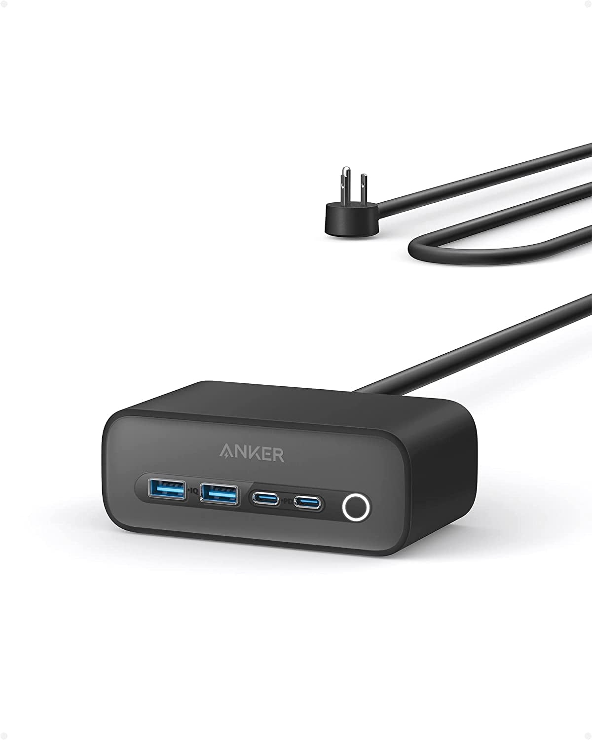 Anker Prime Charging Station, 200W 6-Port GaN Desktop Charger 