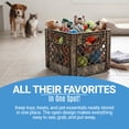 thumbnail image 4 of MIRAMAR Milk Crate, Stackable Plastic Storage Bin with Handles, 16 Qt, Camo, 4 Pack, 4 of 5