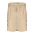 thumbnail image 5 of Penkiiy Boys Cargo Shorts with Pockets - Elastic Waist Summer Casual Shorts for Toddler & Big Kids, 5 of 7