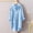 Blue, variant on Fznquz Loose Tops for Women 2025 Green Plain Plus Size Shirt Button Down Casual Fall Clothes for Women