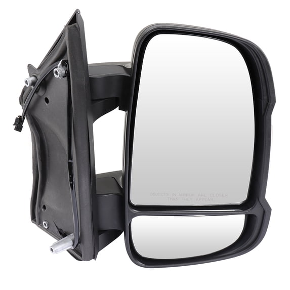 CCIYU Exterior Passenger Side Mirror With Manual Adjustment Manual Folding Turn Signal Fit For 2014-2019 For Ram ProMaster 3500