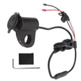 thumbnail image 1 of Motorcycle USB Charger, Motorcycle Fast Charging Adapter Digital Display Voltage 24W  For Phone For GPS, 1 of 8