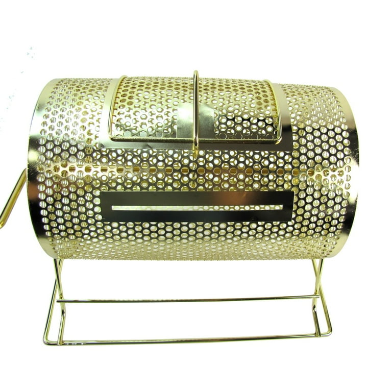 Brass Raffle Ticket Drum Lottery Bingo Ball Drawing Tumbler Game Prize Spinner Brass Raffle Ticket Drum Lottery Bingo Ball Drawing Tumbler Game Prize Spinner