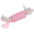 thumbnail image 5 of 3 Pink Small Dog Puppy Fleecy Rope Play Toy Bundle Great For Teeth & Gums, 5 of 8