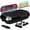 Black, variant on Lifepro Waver Mini Vibration Plate Exercise Machine – Whole Body Vibrating Plate Machine for Lymphatic Drainage, Muscle Toning & Recovery with Resistance Bands & Remote - Blue