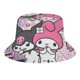 thumbnail image 1 of Mi Melodía Sombrero bucket para adultos, gorra de protección solar, sombrero de pescador plegable para viajes al aire libre, pesca y actividades de verano, 1 of 6