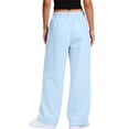 thumbnail image 3 of Posijego Dress Pants for Women Cotton Linen Wide Leg High Waisted Trousers Business Casual Office Linen Pants with Pockets, 3 of 6