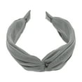 thumbnail image 4 of Unique Bargains 1 Pc Fashion Cross Wide Headbands for Women Gray, 4 of 6
