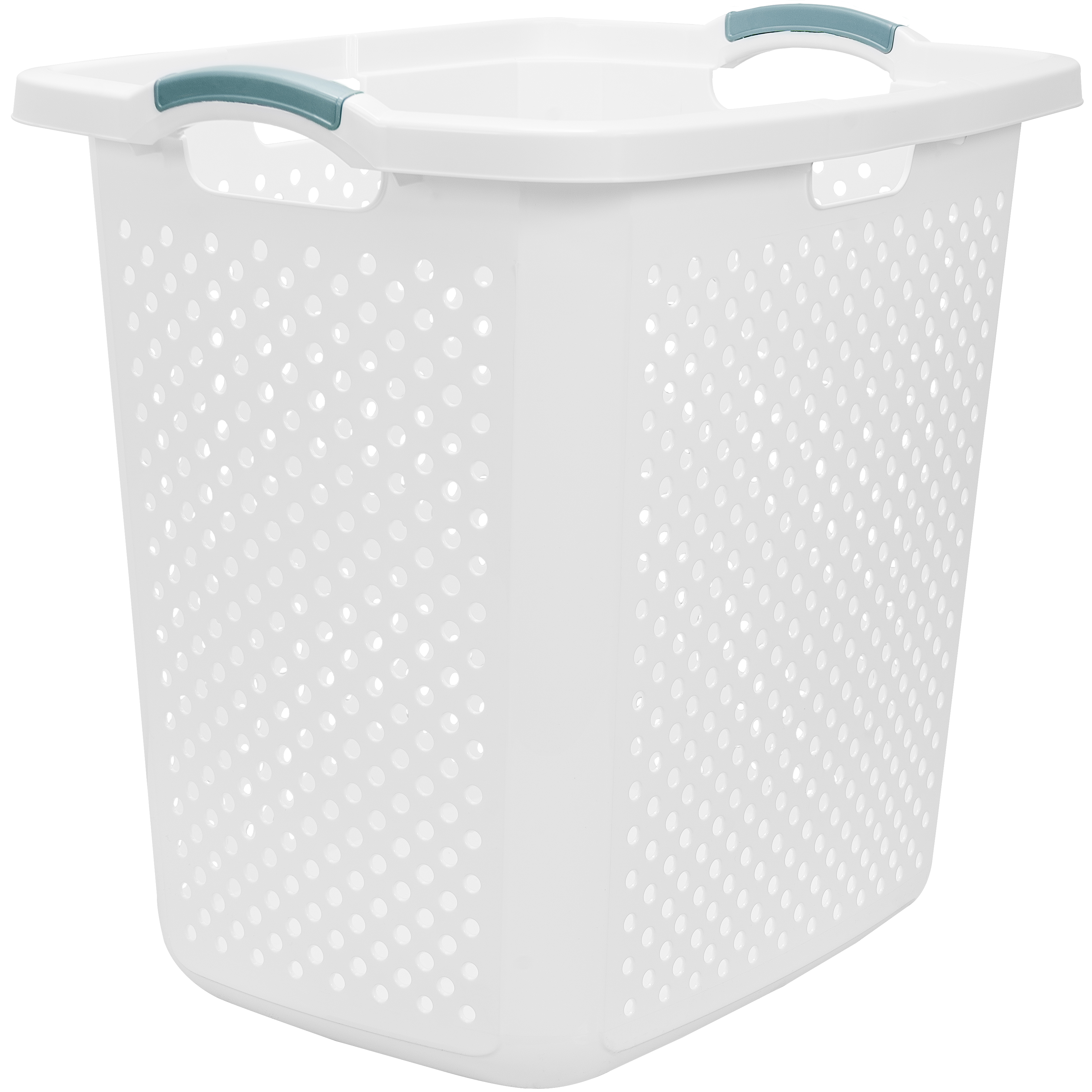 Home Logic Plastic Laundry Hamper, White, 2.5 Bushel photo 8