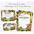 thumbnail image 3 of Inkdotpot Set Of 30Jungle Animals Baby Shower Invitations-Diaper Raffle Tickets And Baby Shower Book Request Cards Gender Neutral Invites Its A Boy Its A Girl, 3 of 8