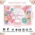 thumbnail image 2 of 7×5FT Mother's Day Background Happy Mother's Day Banner Pink Flowers Love Heart Photo Photography Props for Mother's Day Party Decoration, 2 of 6