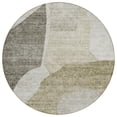 thumbnail image 2 of Addison Rugs Chantille Indoor/Outdoor Transitional Abstract Taupe Washable Round Rug, 8' x 8', 2 of 6