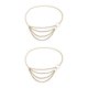 thumbnail image 2 of Guardurnaity Cadena de cintura Adorno para el cuerpo Estilo simple Vestido de mujer Accesorios Dorado Type2 NO2, 2 of 6