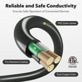 thumbnail image 2 of Cable de alimentación BN-LINK 7,5 m 3 tomas calibre 16/3 SJTW negro, 2 of 7