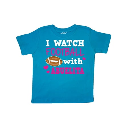 

Inktastic I Watch Football with My Abuelita Gift Toddler Boy or Toddler Girl T-Shirt