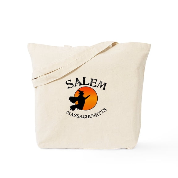 CafePress - Salem MA Witch Tote Bag - Unisex Canvas Tote Bag, Beige, 1-Piece