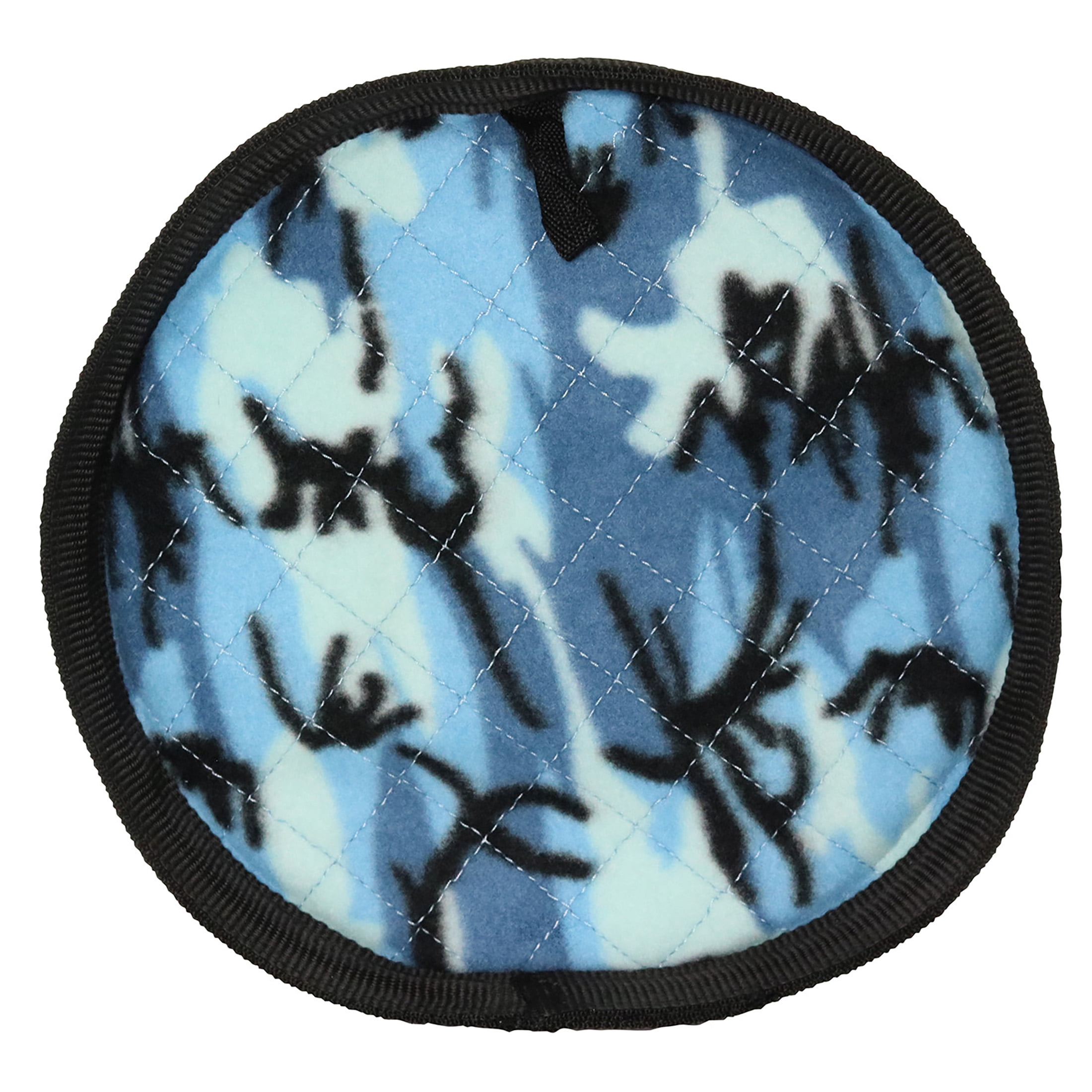Tuffy Ultimate Flyer Camo Blue Durable Plush Squeaky Dog Toy