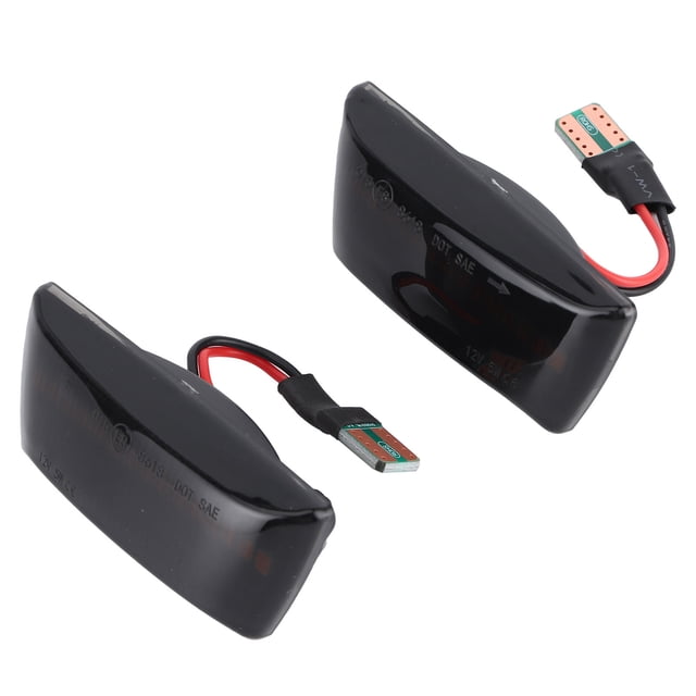 Luz de Señal de de Fender, Luz de Marcador de Luz Ámbar Ahumado, Protectión de Radiación para Corsa d Color Ahumado Cruze 2009-2014