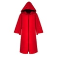 thumbnail image 3 of Men's And Women's Halloween Costumes Grim Cloak Hooded Cloak Jacket Coat, 3 of 5