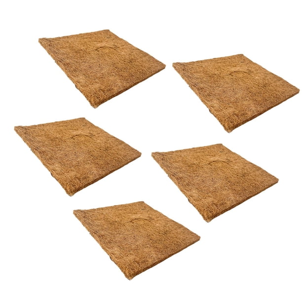 5 piezas de almohadillas para nido de pollo, almohadillas para caja nido de silicona lavables, suministros fáciles de usar 40x40x08cm