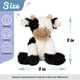 thumbnail image 3 of Hopearl Adorable Vaca De Peluche De Juguete Disquete Ganado Lechero Suave Animal De Peluche Lindo Cumpleaños para Niños Niñas Niños Pequeños 9, 3 of 7