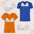 thumbnail image 2 of kurtrusly T-Shirt Règle Outil Alignement Artisanat Outil Guide 5PCS Centre Conceptions pour des Résultats Précis Clair 8 Pcs 1Set, 2 of 6