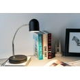 thumbnail image 2 of 12.5" in MATTE BLACK LED GOOSE NECK METAL BOWL TABLE LAMP, 2 of 2