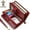 Red, variant on ZUTOYBO Ardorlove Womens Wallet Genuine Leather Large Capacity Wristlet Clutch Purse Credit Card Holder with RFID Blocking