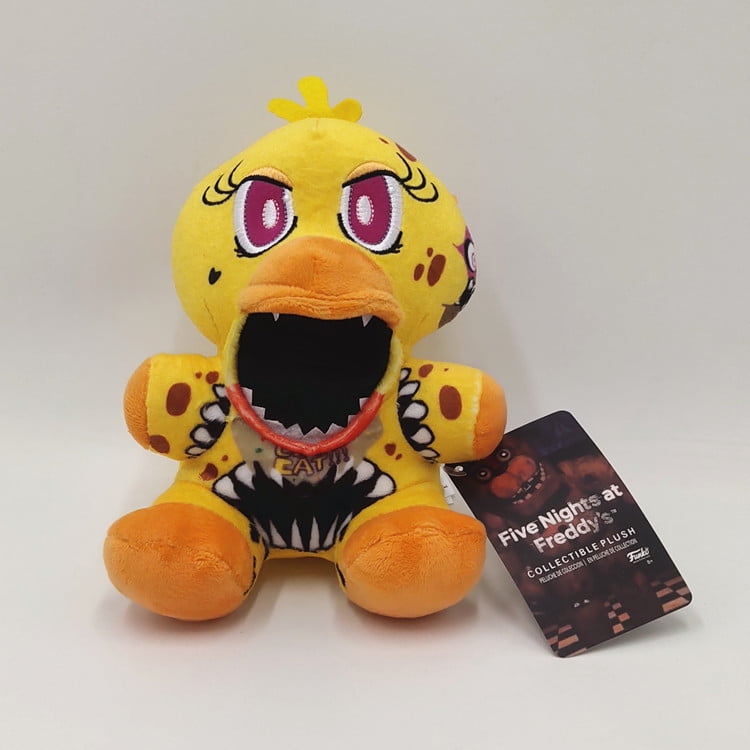 Plush Toy Doll Plush Character Toys Children's Gift 7-inch Plush Toys Bonnie Hand Puppet Fredi Fans Five Gifts Interesting Time Foxy Plush FNAF Nightmare Foxy Plush. FNAF Plushies 