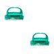 thumbnail image 3 of Cateissary Cepillo para el cabello Cepillo para el cabello de de silicona Cepillo portátil para el cuero cabelludo con mango antideslizante, azul Azul 2piezas Cateissary CBP153401, 3 of 6