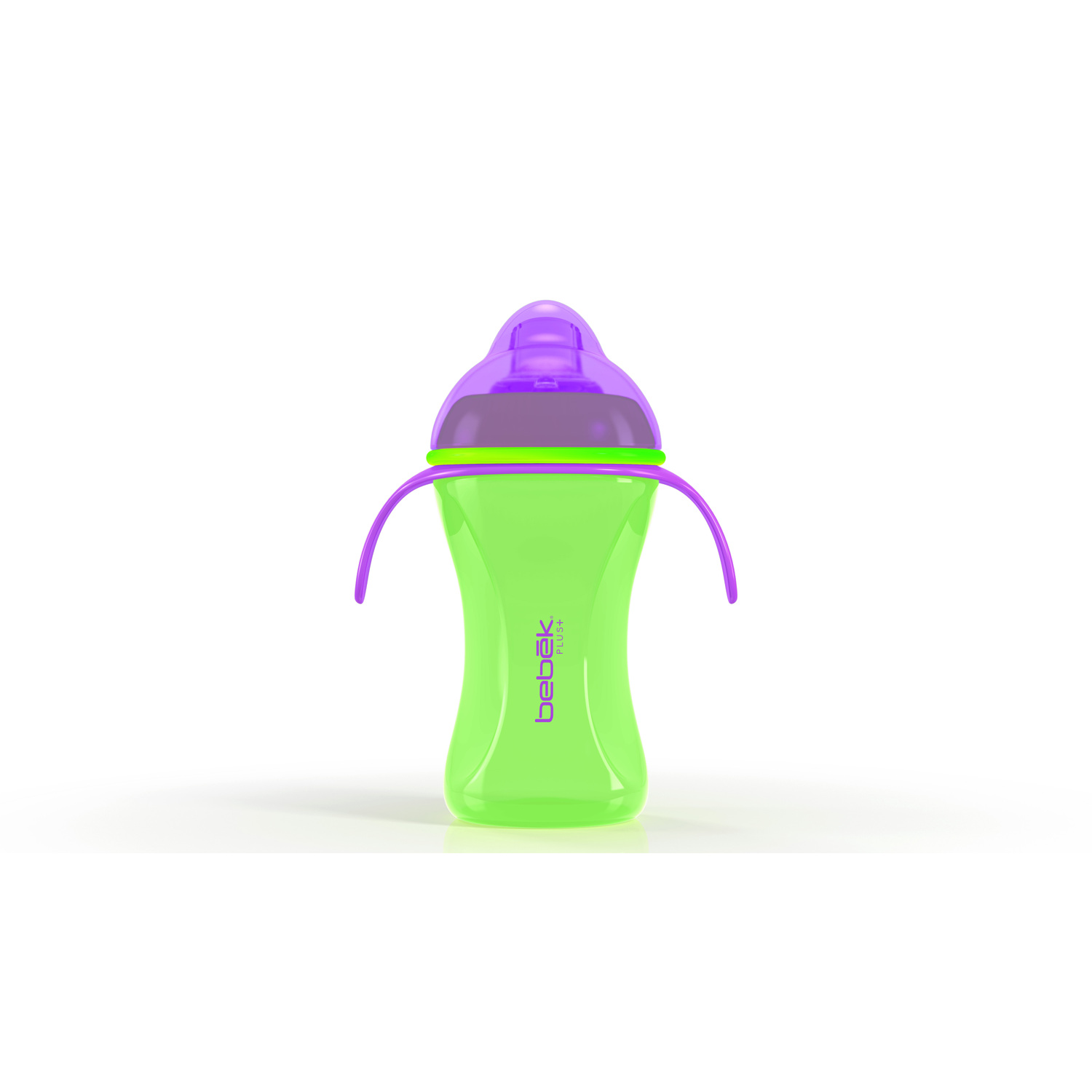 Bebek Soft and Flexible Spout w/Handles Cup + extra Spouts Combo (set of 4)