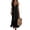 Black, variant on Maxi Dresses for Women Sleeveless Spaghetti Strap Scoop Neck Dress Summer Casual Beach Cami Sundress, XL
