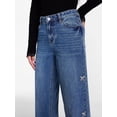 thumbnail image 4 of Madden NYC Women’s Ultra 90's Jeans with Rhinestone Bows, 32'' Inseam, Sizes 00-18, 4 of 5