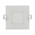thumbnail image 2 of Satco 10w LED 4 inch CCT Selectable 120 volt Direct Wire Square Downlight, 2 of 3