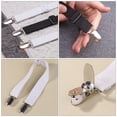 thumbnail image 3 of Couch Slipcovers Bed Sheet Clip Adjustable Mattress Topper Strap Straps Elastic Fasteners with Iron Clips Stretchy Non-slip 8 Pcs, 3 of 6