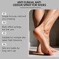 thumbnail image 2 of Spray antifúngico y antiolor para zapatos y piel, spray de doble acción para zapatos y pies, eliminador de olores natural para calzado y piel., 2 of 5