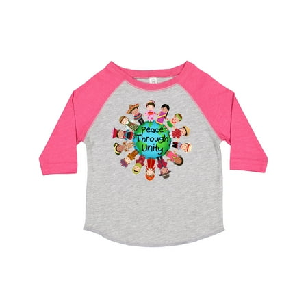 

Inktastic Peace Through Unity Gift Toddler Boy or Toddler Girl T-Shirt