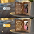 thumbnail image 3 of Highcool Daughter from Mom, Birthday for Daughter from Mom, Brown Glowing 4x6 Picture Frame for Wall/Tabletop, 3 of 6