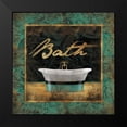 thumbnail image 2 of Grey, Jace 20x20 Black Modern Framed Museum Art Print Titled - Bath Bordered, 2 of 5