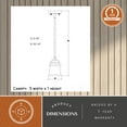 thumbnail image 6 of Toledo Satin Nickel Industrial Jar Mini Pendant Ceiling Light Clear Glass, 6 of 9