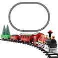 thumbnail image 1 of Classic Christmas Train Set Toy With Lights And Sounds,electric Railway Train Toy Battery Operated Christmas Train Track Toy Set Christmas Gifts For K, 1 of 5