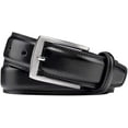 thumbnail image 2 of Men's Genuine Leather Dress Belt with Classic Fashion Design for Work Business and Casual (esBlack, 38), 2 of 6