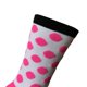 thumbnail image 5 of Deportes al aire libre rayas punto calcetines mujeres hombres ciclismo correr calcetines (rosa), 5 of 6