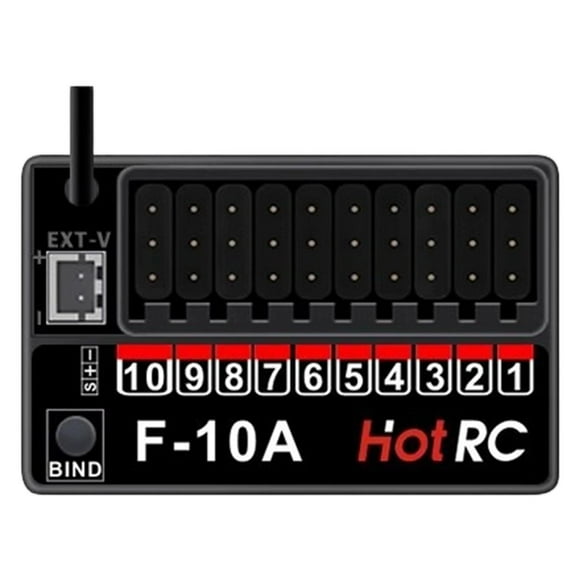 Receptor para RC de 2,4 GHz, repuesto de fácil instalación, control de larga distancia, receptor de vehículo de juguete, reemplazo para avión para RC,