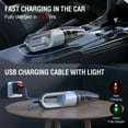 thumbnail image 4 of GOOLOO V7 Mate Car Vacuum Cleaner Cordless Portable Lightweight High Power Handheld Vacuum Cleaner for Car , with Washable HEPA Filter for Desk Home Pet,Gray, 4 of 8